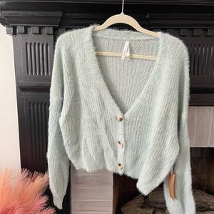 Light Blue Soft Cardigan